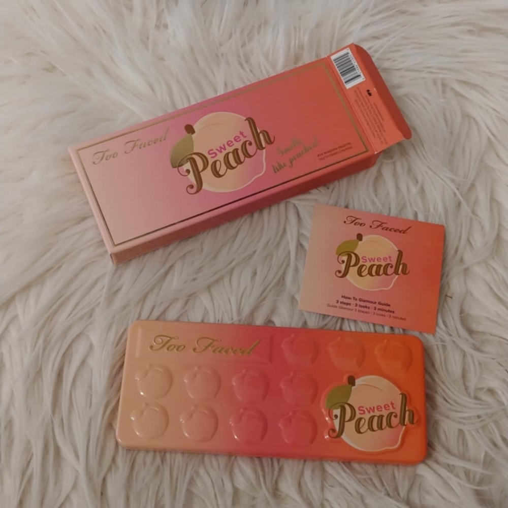 🍑FIRM! NWT TOO FACED SWEET PEACH EYESHADOW PALETTE (LAST ONE AVAILABE)